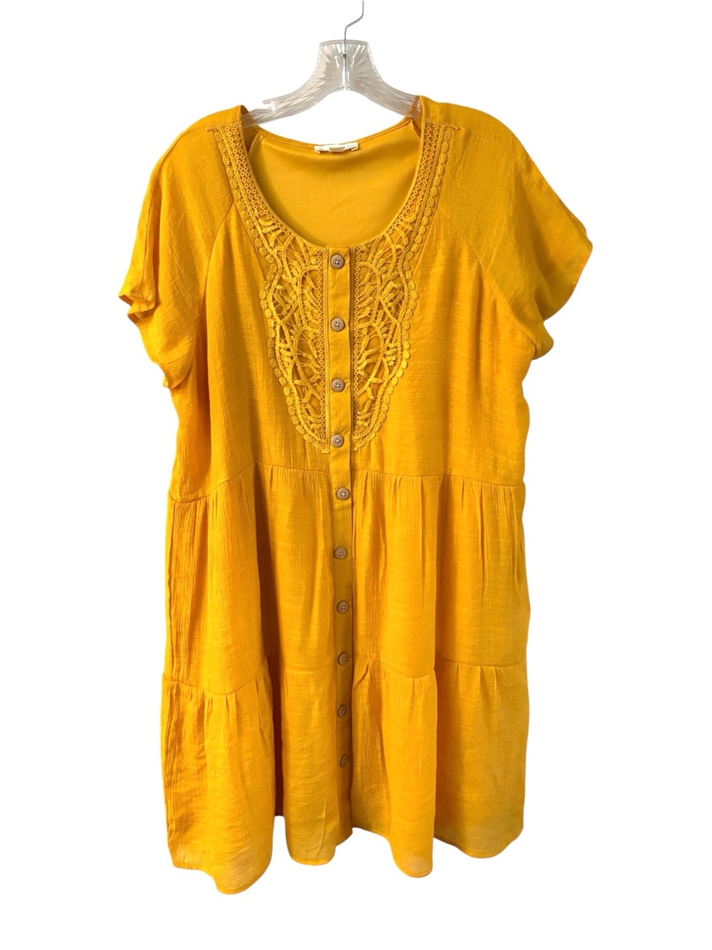 Indigo Rose Yellow Dress Size Large